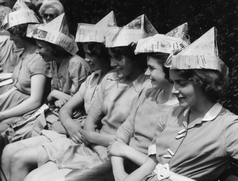 Illustration for article titled Bring Back Print Media (To Wear as Emergency Sun Hats)